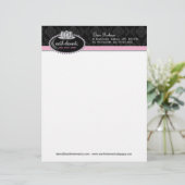 はすが付いている上品なレターヘッド レターヘッド (スタンド正面)