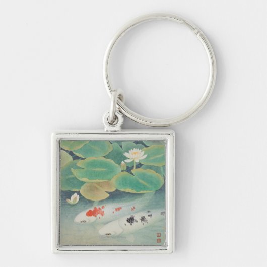 はすの下のカップル キーホルダー (正面)