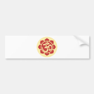 はすの花のオーム バンパーステッカー