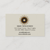 はすの花のヨガのインストラクターの黙想のホリスティック 名刺 (裏面)