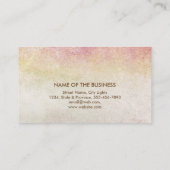 はすの花のヨガのインストラクターの黙想のホリスティック 名刺 (裏面)