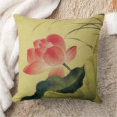 はすの花の同情の中国人のファインアート クッション (ブランケット)