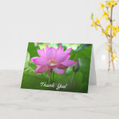 はすの花の挨拶状 カード (黄色い花)