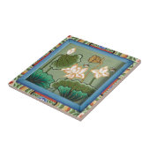 はすの花の東洋の壁の製陶術 タイル (側面)