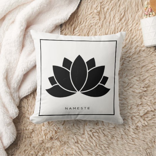 はすの花の枕 クッション (ブランケット)