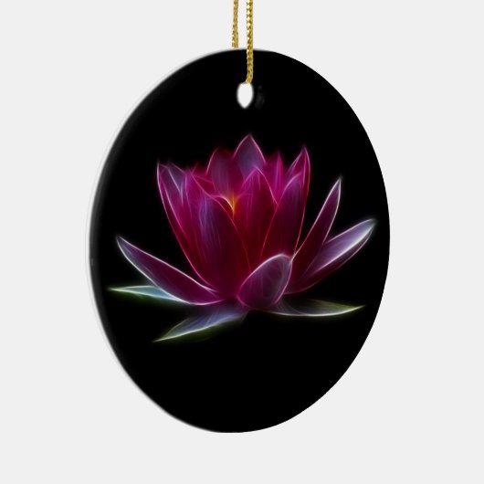 はすの花の水生植物 セラミックオーナメント (右)