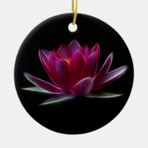 はすの花の水生植物 セラミックオーナメント