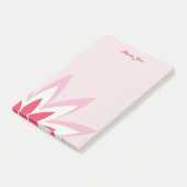 はすの花の花の寄宿生のプリント ポストイット (アングル)