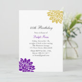 はすの花の誕生日の招待状 招待状 (スタンド正面)