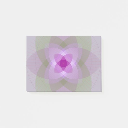 はすの花ライト ポストイット (正面)