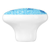 はすの花象-ターコイズ セラミックノブ (側面)