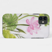 はすの花2の水彩画の絵画 Case-Mate iPhoneケース (裏面(横))