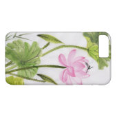 はすの花2の水彩画の絵画 Case-Mate iPhoneケース (裏面(横))