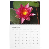 はすの花2010年 カレンダー (1月 2027)