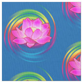 はすの花 ファブリック (クローズアップ)