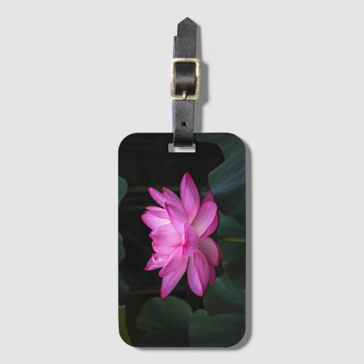 はすの花 ラゲッジタグ (正面縦)