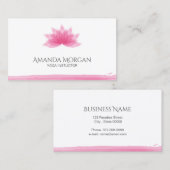 はすの花 名刺 (正面/裏面)