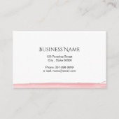 はすの花 名刺 (裏面)