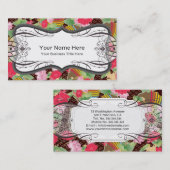 はすはポップアート開きます 名刺 (正面/裏面)