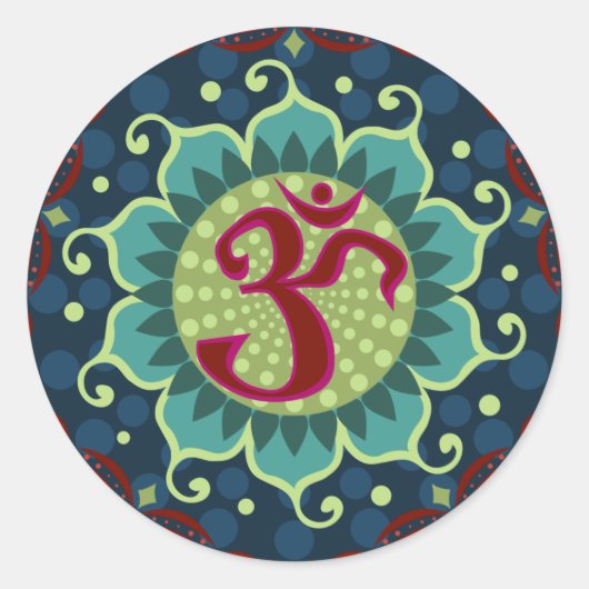 はすオウム- OM ラウンドシール (正面)