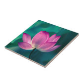 はすスイレンの花 タイル (側面)