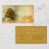 はす名刺を持つ仏 名刺 (正面/裏面)