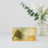 はす名刺を持つ仏 名刺 (スタンド正面)