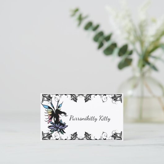 はす影の妖精 名刺 (スタンド正面)