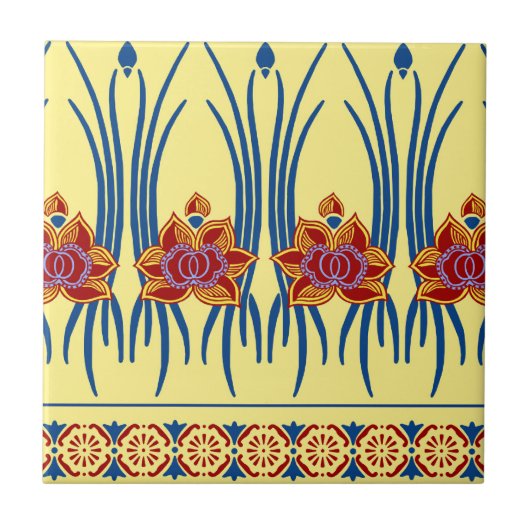 はす新しい: 7月の午後 タイル (正面)