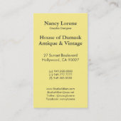 はす新しい: 7月の午後 名刺 (裏面)