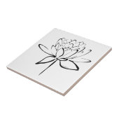 はす書道(黒) タイル (側面)