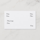 はす月、名刺 名刺 (裏面)