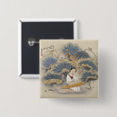 はす池による音楽を遊ぶこと 缶バッジ (正面&裏面)