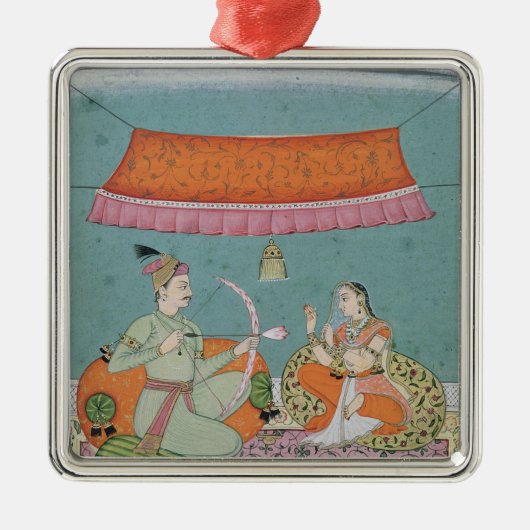 はす矢、Bilaspur、c.1750 メタルオーナメント (正面)