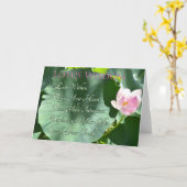 "はす知恵"の挨拶状 カード (黄色い花)