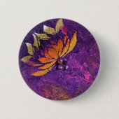 はす綿毛 缶バッジ (正面)