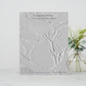 はす花かエンボスそっくりの写真レターヘッド レターヘッド (スタンド正面)