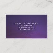 はす花びらの金ゴールドの霊気の治療の記号 名刺 (裏面)