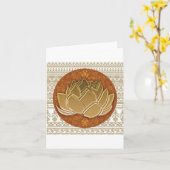 はす カード (黄色い花)