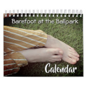 はだしで球場の2ページのカレンダーで カレンダー (カバー)