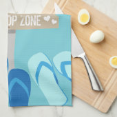 はだしのオンビーチタラソフィレ引用文 キッチンタオル (四つ折り)