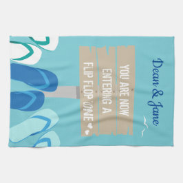 はだしのオンビーチタラソフィレ引用文 キッチンタオル