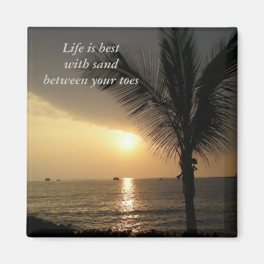 はだしのビーチサンド マグネット (正面)