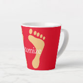 はだしのビーチバムサンダー_コーブ カフェラテマグ (右アングル)