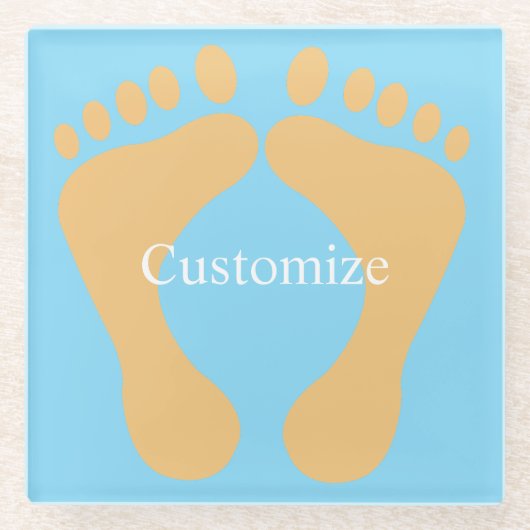 はだしのビーチバムサンダー_コーブ ガラスコースター (正面)