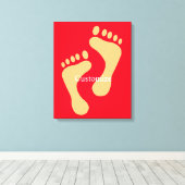 はだしのビーチバムサンダー_コーブ キャンバスプリント (インサイチュ (ウッドフロア))