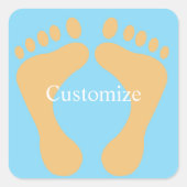 はだしのビーチバムサンダー_コーブ スクエアシール (正面)