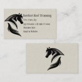 はだしのフーフトリミング白黒アート 名刺 (正面/裏面)