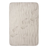 はだしのプリントインビーチサンド バスマット (正面縦)