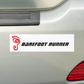 はだしのランナー バンパーステッカー (車上)